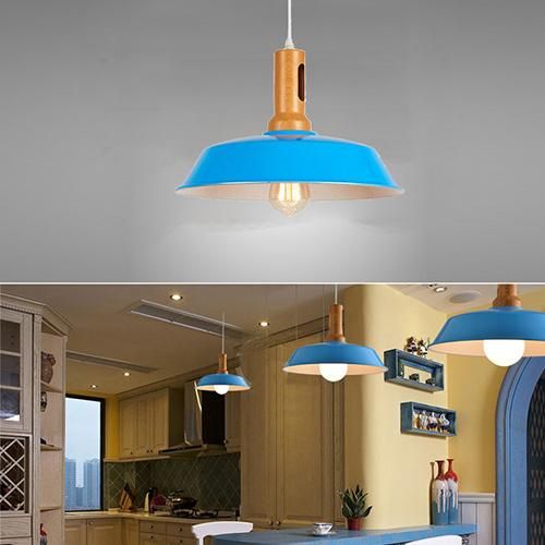 Vintage Pendant Lamp Iron Loft Nordic Retro E27 Lampshade Bar Restaurant Lighting Industrial
