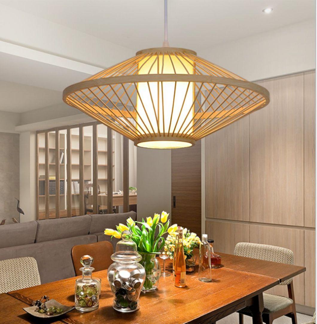 UFO Pendant Bamboo Lamp for Restaurant House Southeast Asia Japanese