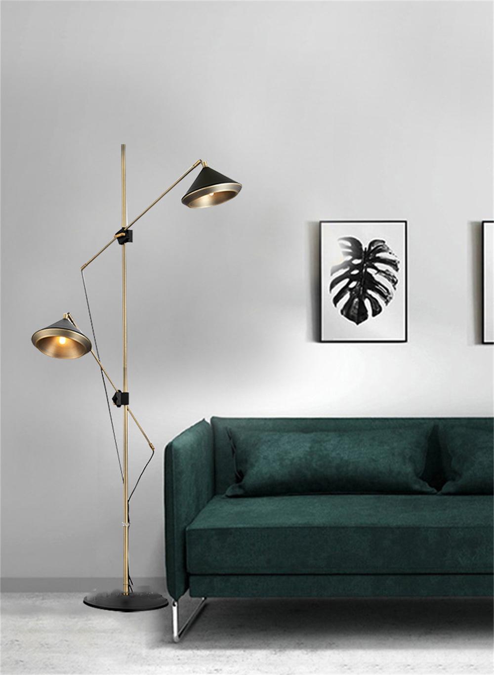Art Decor Bedroom Floor Lamp Industrial Retro Metal Iron Loft Floor Light