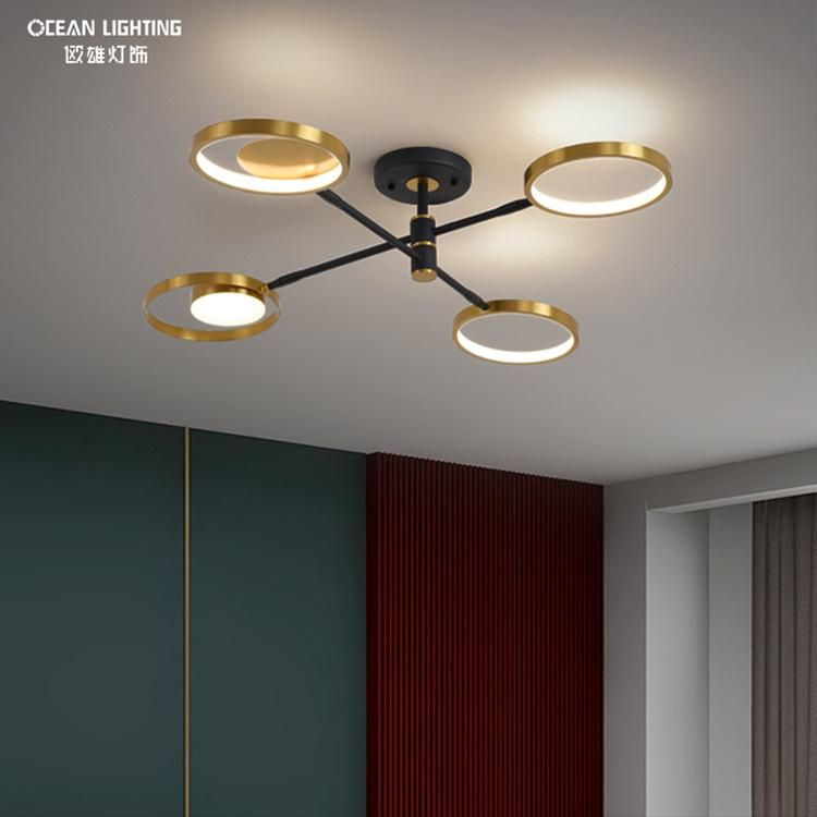 Ocean Lighting Fancy Lighting Gold Luxury Pendant Lamp Ceiling Light