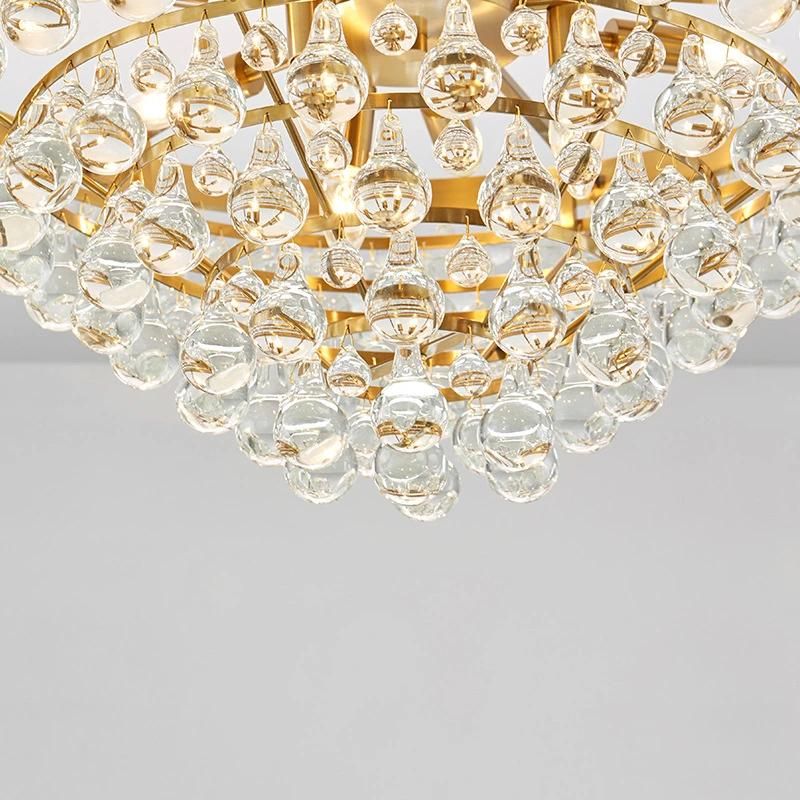 Modern Luxury Crystal Lighting Chandelier Golden Finish LED Modern Chandelier