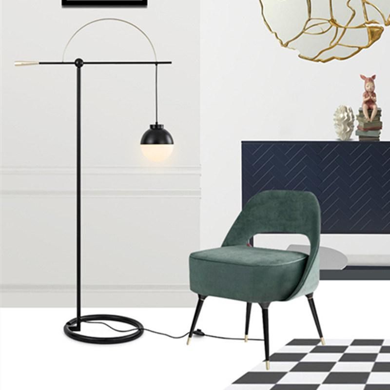 Nordic Floor Lamp Modern Iron Glass Floor Lamps for Living Room Bedroom Study Decoration Minimalist Floor Lamp (WH-MFL-77)