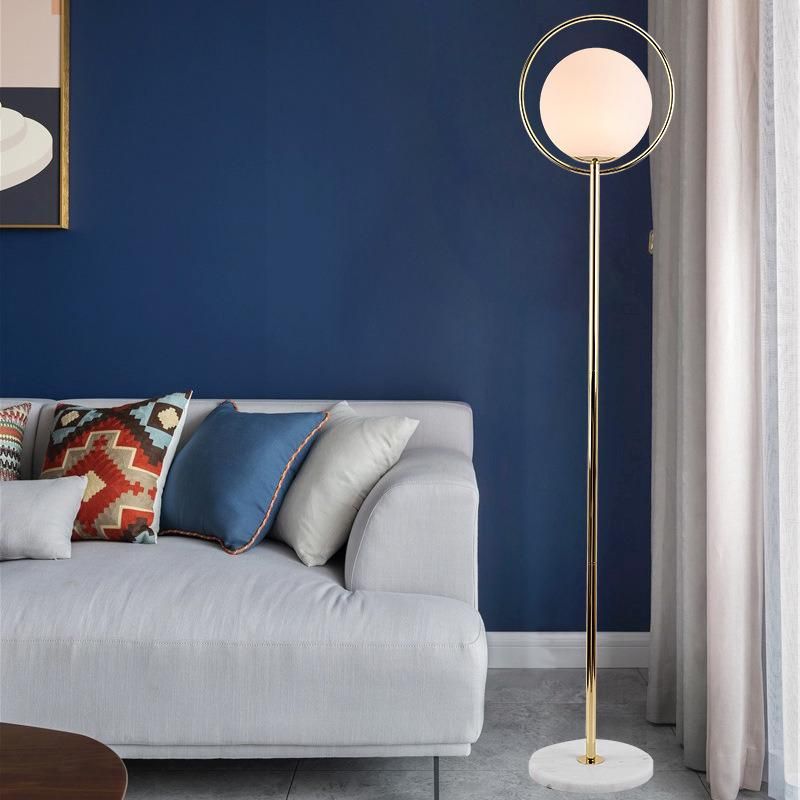 Postmodern Glass Ball LED Floor Lamp Art Living Room Bedside Bedroom Nordic LED Floor Lamp (WH-MFL-127)