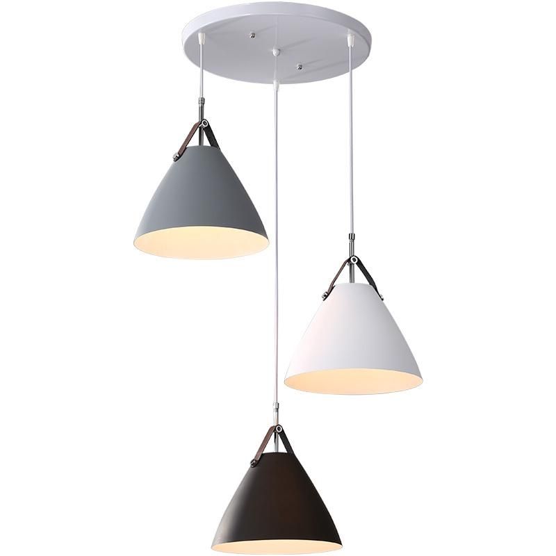 Modern Hotel Hall Decoration Lighting Metal Shade Pendant Light