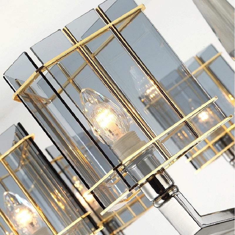 Industrial Style Crystal Chandelier Dining Room restaurant Pendant Lamp Light