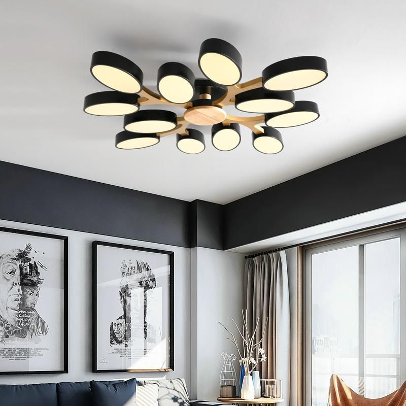 Modern Ceiling Lights Black White Corridor Bedroom Kitchen Office Lamp (WH-WA-29)