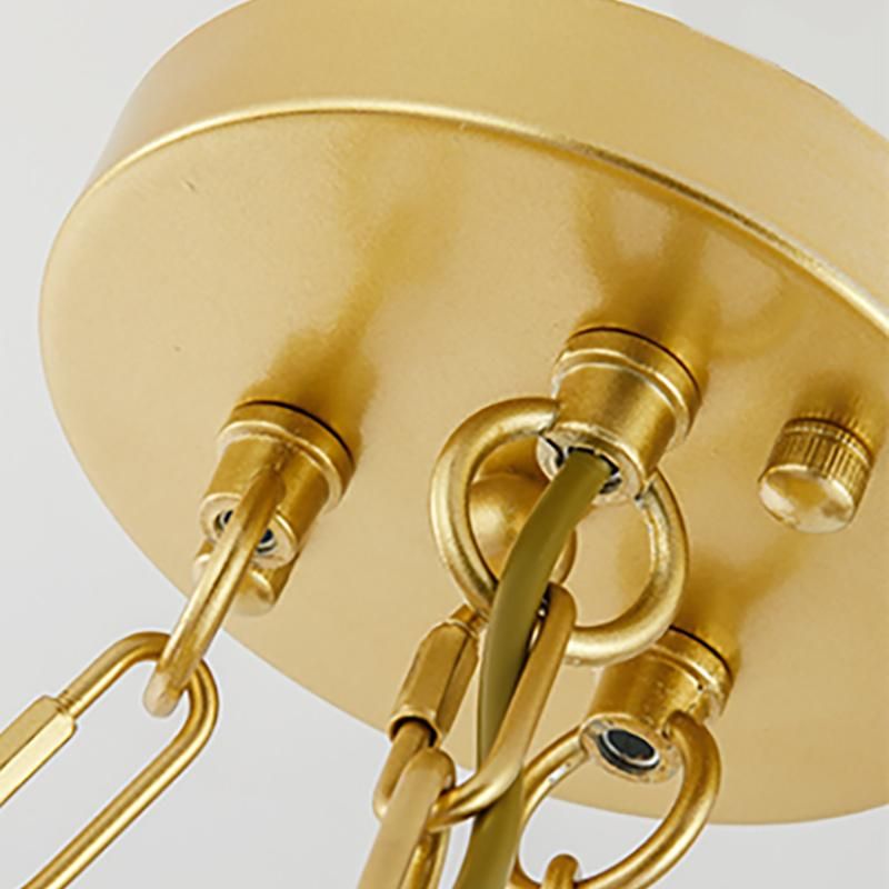 Light Luxury Fashion Creative Iron Chandelier Living Room Dining Room Pendant Lamp