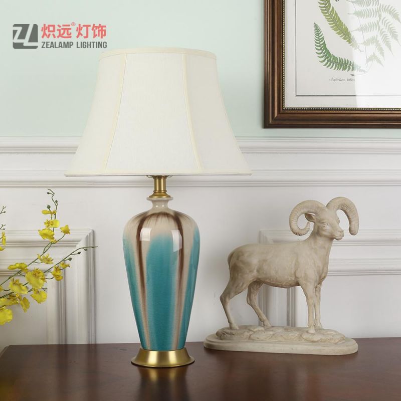 Ceramic Table Lamps Handmade Design for Bedroom (TL8020)