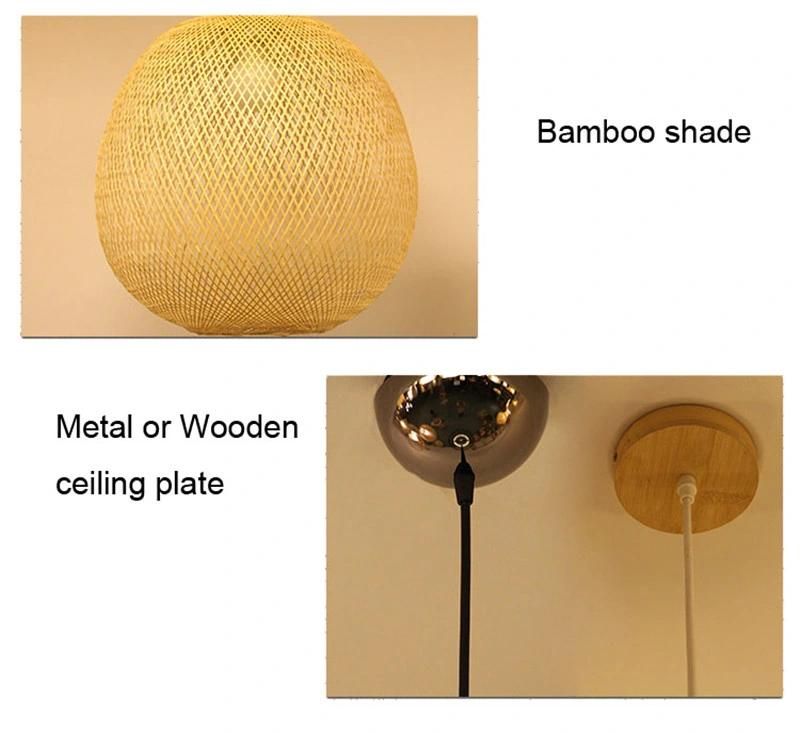 Cage Traditional Handmade Bamboo Lamp Pendant Light