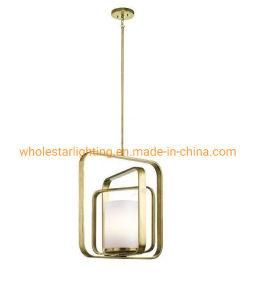 Metal Pendant Lamp with Glass Shade - Kd Style (WHP-417)