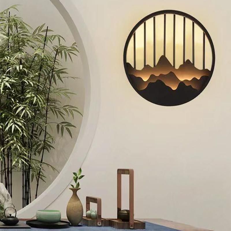 New Chinese Style Wall Lamp Chinese Style Background Wall Decoration Lamps