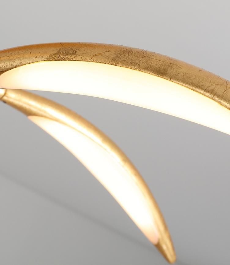 LED Modern Design Golden Luxury Aluminum Metal Ceiling Light