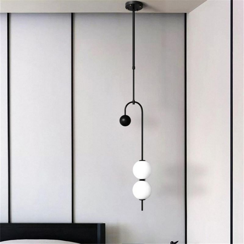 Modern Designer Pendant Lamp Simple Bar Table Dining Room Restaurant Magic Bean Pendant Lights Office Ball Grape Hanglamp