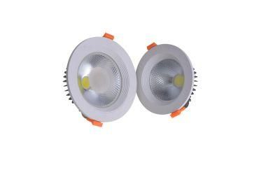 IP44 Safe Hotel Home Restaurant Isolated Driver Recessed Ceiling Anti-Glare 3-in-1 Color 10W LED COB Spotlight Panel Light Downlight