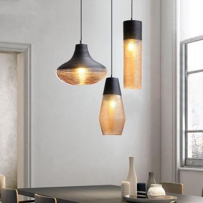 Nordic E27 Pendant Lamp Simple Coffee Personality Gerd Gorgeous Glass Modern Pendant Light (WH-AP-344)