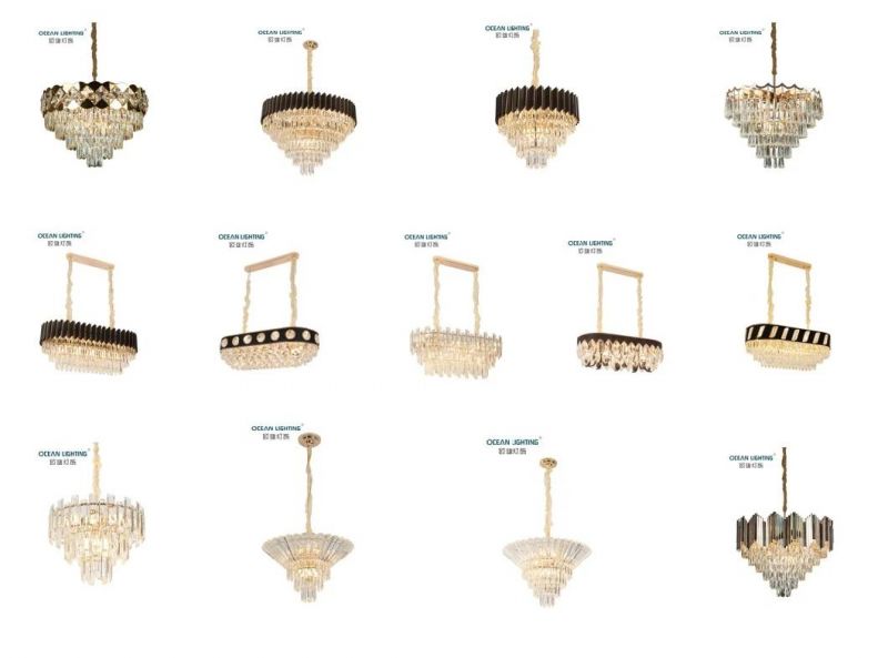 2020 Year New Deisgn Crystal Chandelier Pendant Lamp for Hotel Project Restaurant Living Room