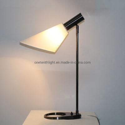 Metal Base and Fabric Shade Table Lamp