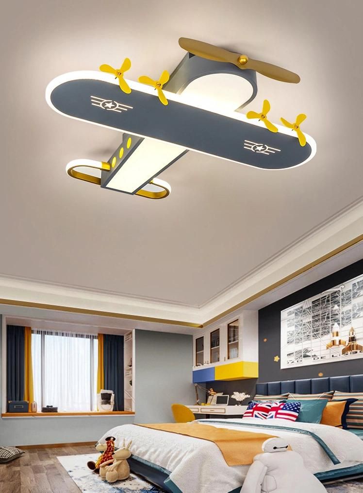 Kids Bedroom Decor Smart LED Lamp Lights for Room Dimmable Flush Mount Ceiling Light (WH-MA-158)