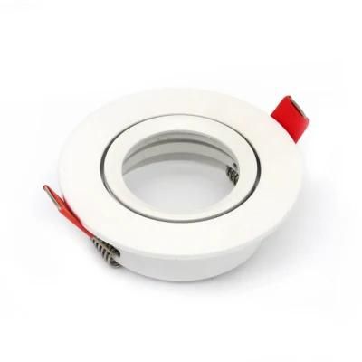 White Pure Aluminium Lighting Fixture GU10 MR16 Downlight (LT2208)