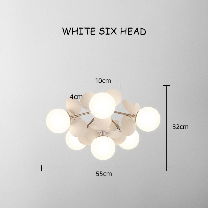 Modern Nordic LED Ceiling Lamp Living Room Kitchen Bedroom Hallway Scandinavian Low Ceiling Light (WH-MA-196)