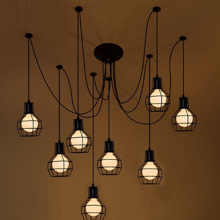 Vintage Sloped Ceiling Pendant Lights for Kitchen Bedroom Living Room Lighting Fixtures (WH-VP-30)