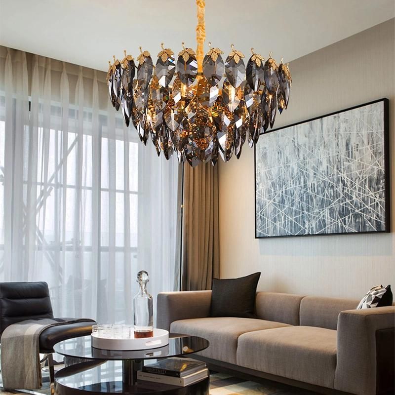 Vintage Style Crystal Chandelier Bedroom restaurant Hotel Lobby Pendant Lamp