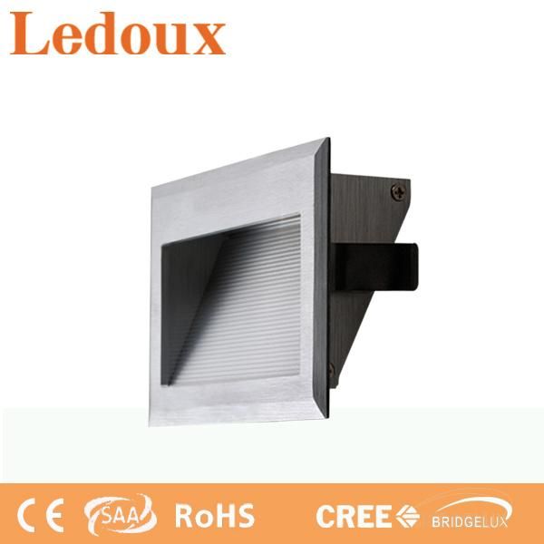 1W 3000K Recessed Indoor Wall Light LED PCB Energy Saving Lamp Step Light