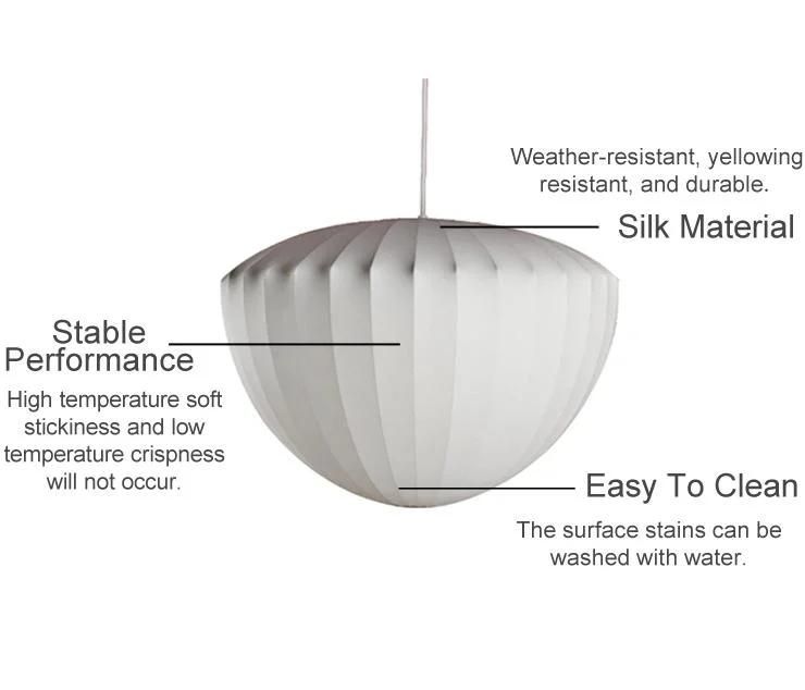 Idaqiu Factory Wholesale Modern Nordic Hot Selling Hotel Bubble Apple Silk Pendant Lamp