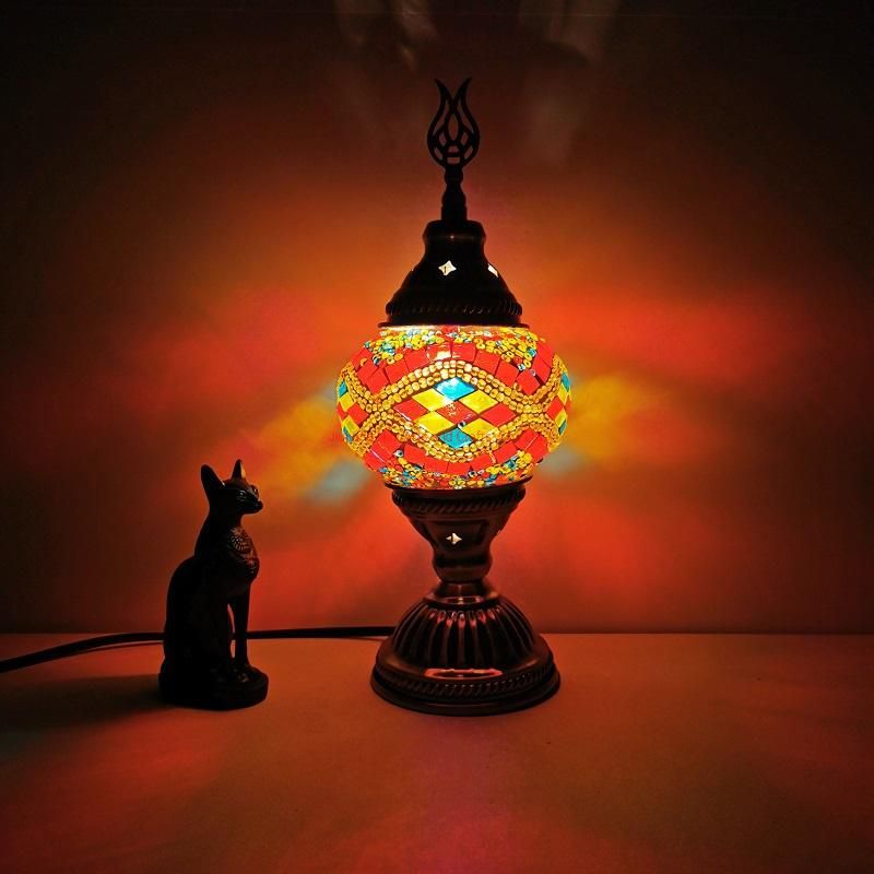 2022 Retro Style Table Light in Turkish Lamp for Bedroom Decoration