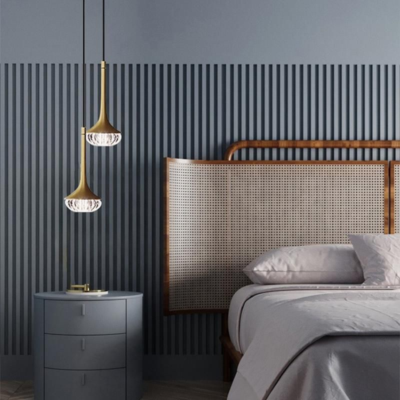 Brown Color Lampshade Simple Style Pendant Lamp Bedside Lamp Restaurant Lamp