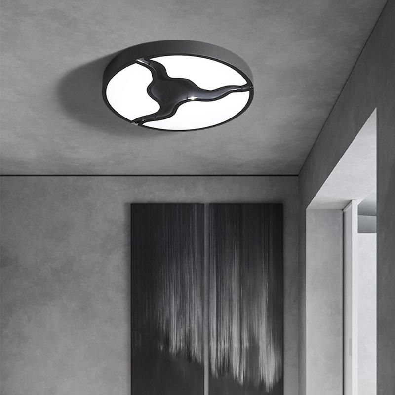 Black White Art Stripe Design Ceiling Lamp Pendant Lamp Living Room Lamp