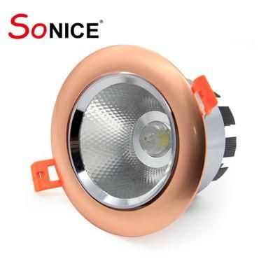 High Quality Hotel Home Restaurant Isolated Driver Recessed Ceiling 20W Anti-Glare RGBW LED COB Spotlight Panel Light Downlight