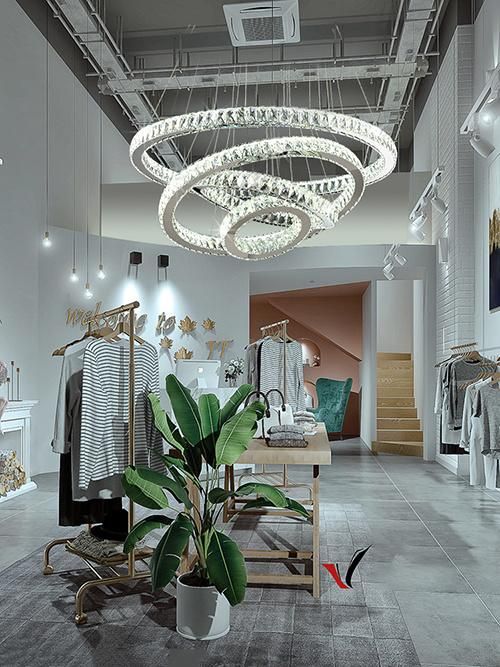 European Pendant Lamp Hanging Lights Crystal Lighting for Living Room Home Decoration