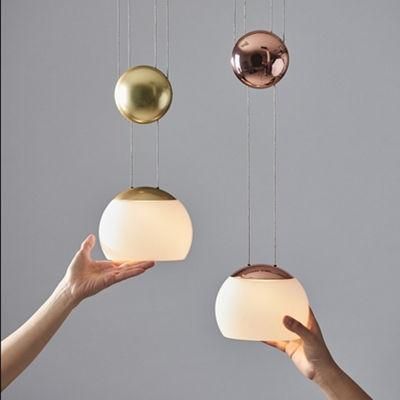 Post Modern Mini Designer Ball Pendant Light Design Study Simple Rose Gold Lamp Restaurant Pendant Lamp (WH-AP-161)