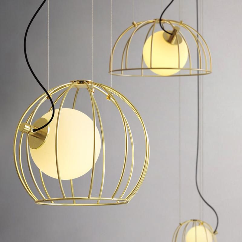 Pendant Lights Modern Art Deco Chandelier for The Kitchen Master Bedroom Gold Pendant Lamp (WH-GP-51)