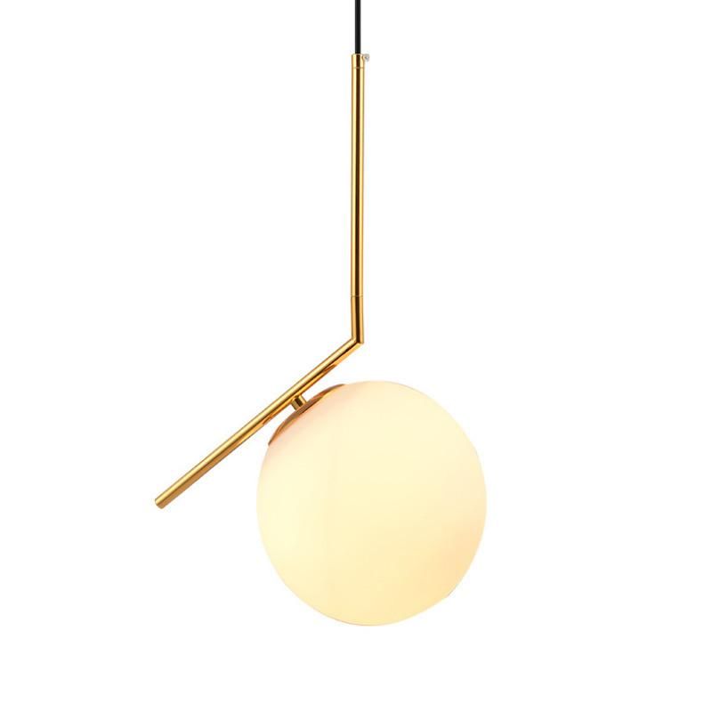 Nordic Glass Ball E27/E14 Creative Soft Lighting Hanging Chandelier