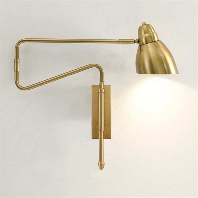 Modern LED Wall Lamps Angle Adjustable Bedroom Bedside Reading Lamp Living Room Decoration Study Iron Wall Light Fixtures