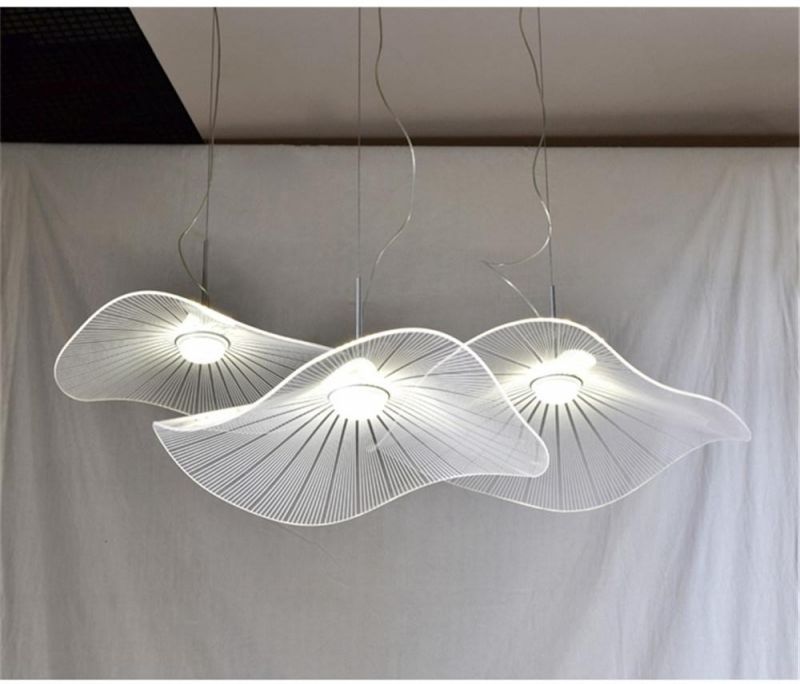 Simple Modern Transparent Colorful Acrylic Pendant Light Nordic Restaurant Kitchen Hanging Lamps Living Room Home Decor Hanglamp