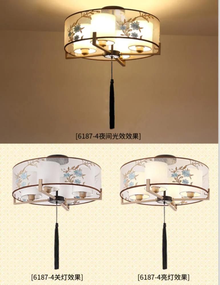 Zhongshan Factory China Style LED Panel Chandelier Pendant Lamp Ceiling Lights for Living Room