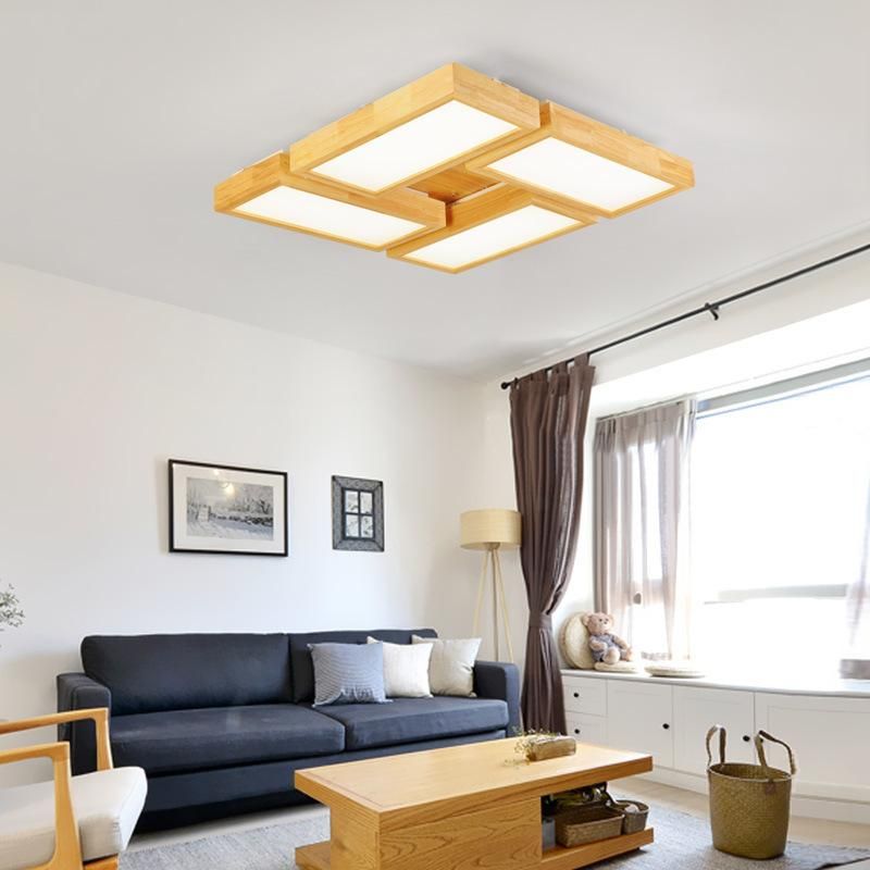 Wood Effect Ceiling Lights for Indoor Home Guzhen Lighting (WH-WA-01)