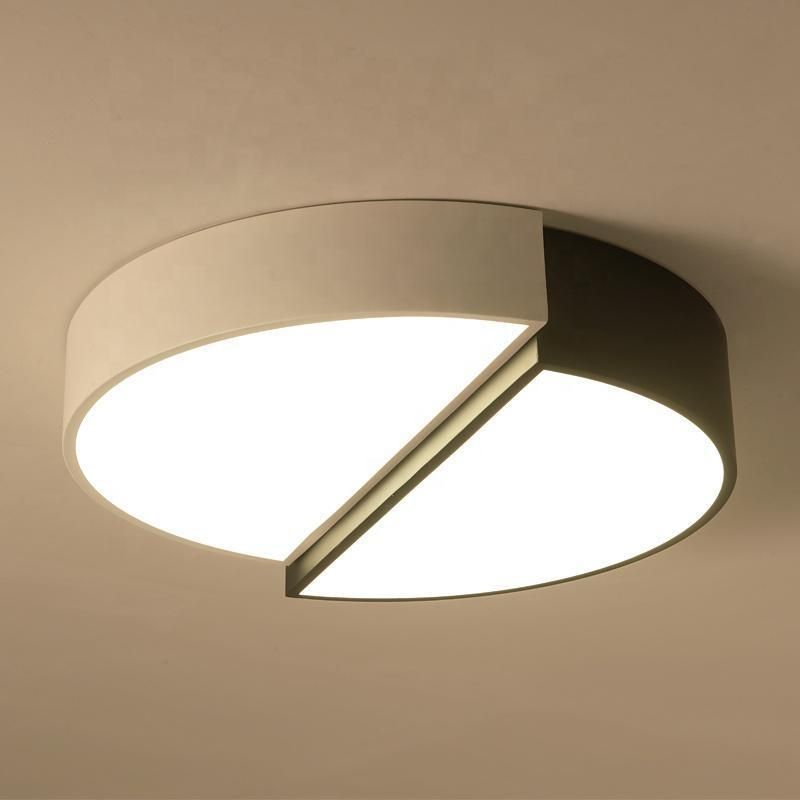 Simple Style Remote Control Modern Color Changing Ceiling Light