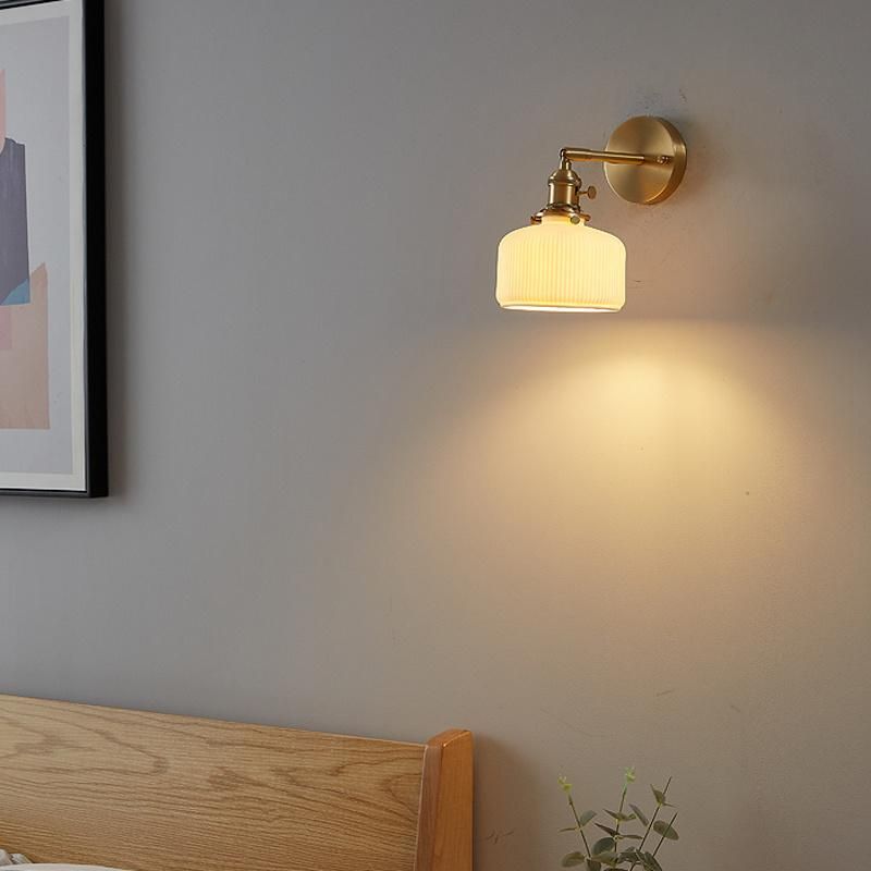 Modern Simple Wall Lamp Study Bedroom Bedside Lamp Coffee Shop Light