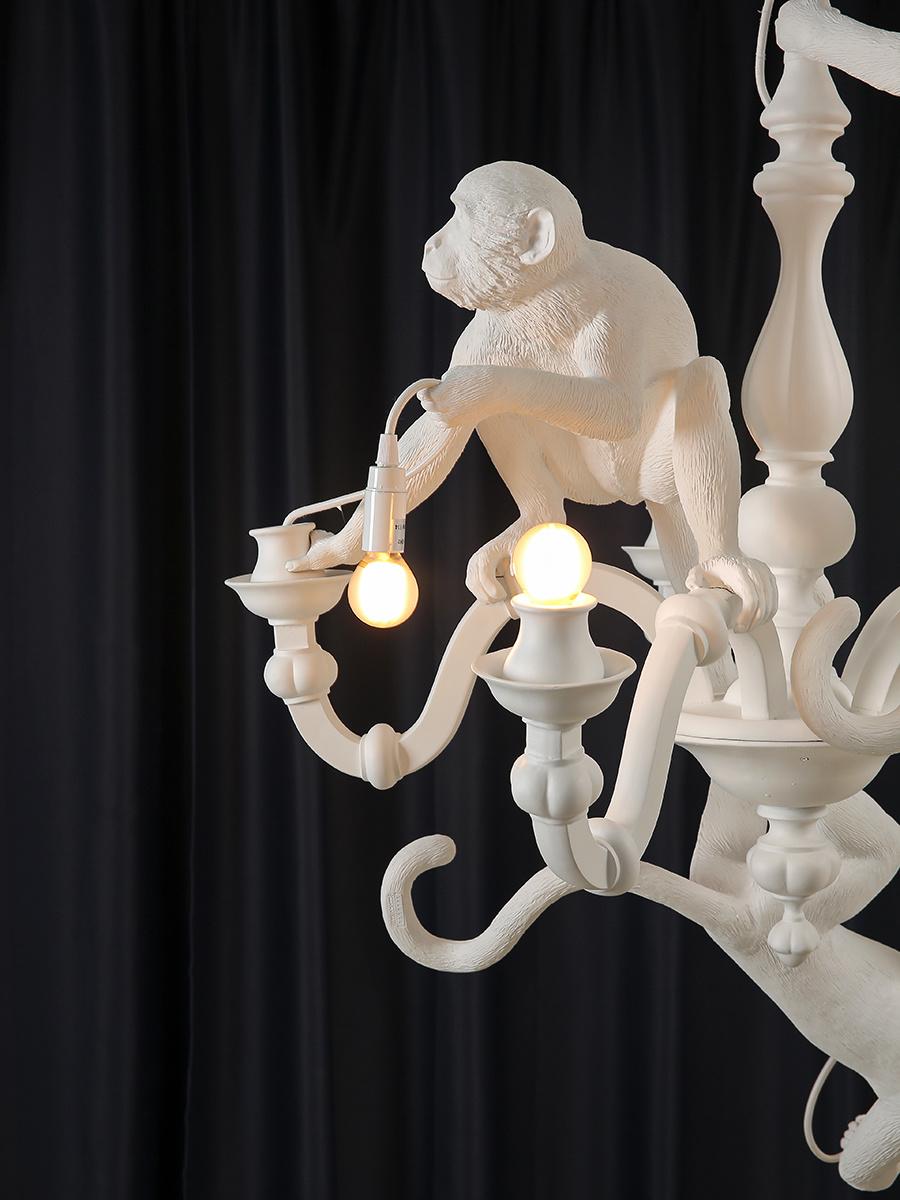 Resin Monkey Pendant Light Chandelier