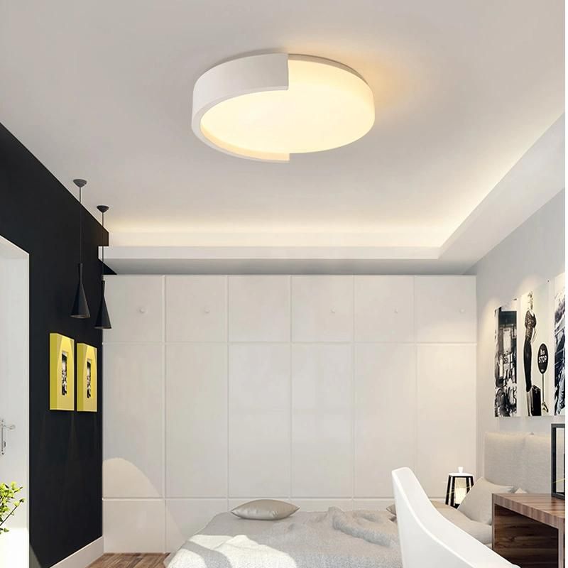 Lampshade Iron Ceiling Light Round Ceiling Lamp Bedroom Light Childrenroom Lamp LED