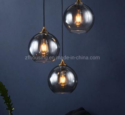 Factory Price LED Ball Glass Hanging Lamp Pendant Lighting for Hotel, Apartment, Wine Bar Zf-Cl-061