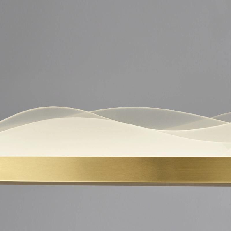 Simple Style Concise Linear Pendant Lamp Restaurant Bar Lamp Office Lamp