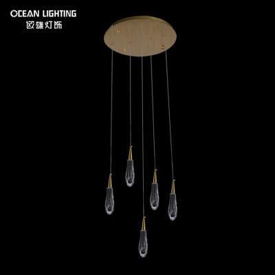 Modern Luxury Cylinder Shade Chandeliers LED Pendant Light Home