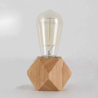 Cross-Border Small Lamp Students Eye Care Children Learn Mini Wood Decoration Bedroom Bedside Lamp