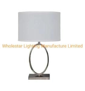 Metal Table with Fabric Shade -Series (WHT-673)