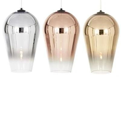 Replice Modern Glass E27 Simple Smoky Pendant Lighting